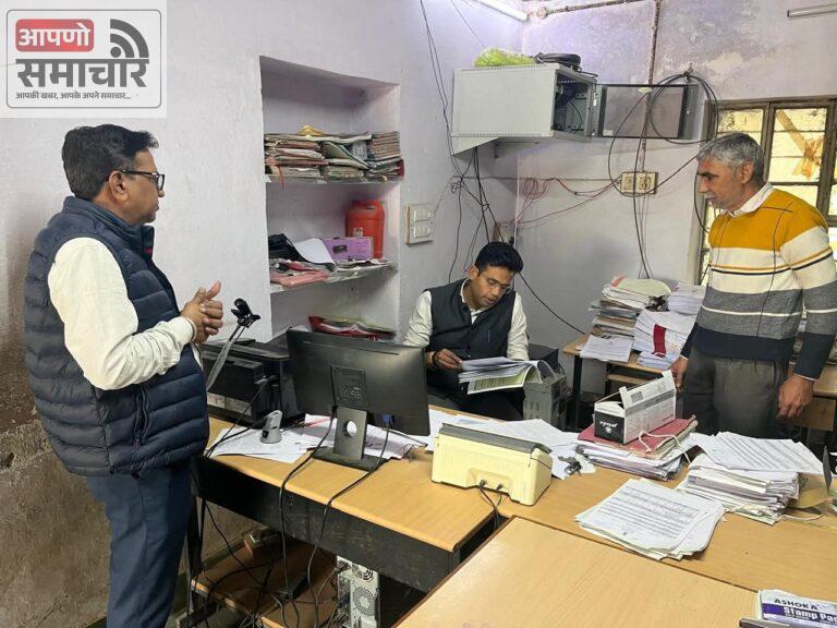 जिला कलक्टर का भादसोड़ा दौराः व्यवस्थाओं का गहन निरीक्षण।