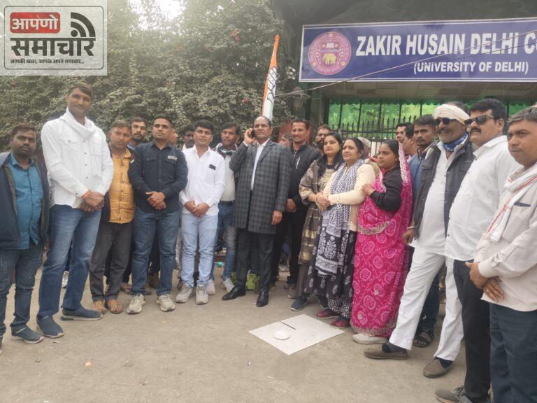 वोट चोर-गद्दी छोड़ महारैली में बेगूं विधानसभा के कांग्रेसियों ने दिखाया दम।