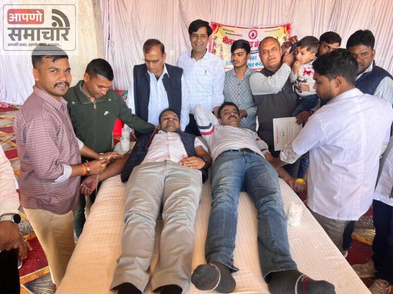 चित्तौड़गढ़ में धाकड़ समाज ने जरूरतमंदों के लिए रक्तदान शिविर लगाकर किया 364  यूनिट रक्त एकत्र।