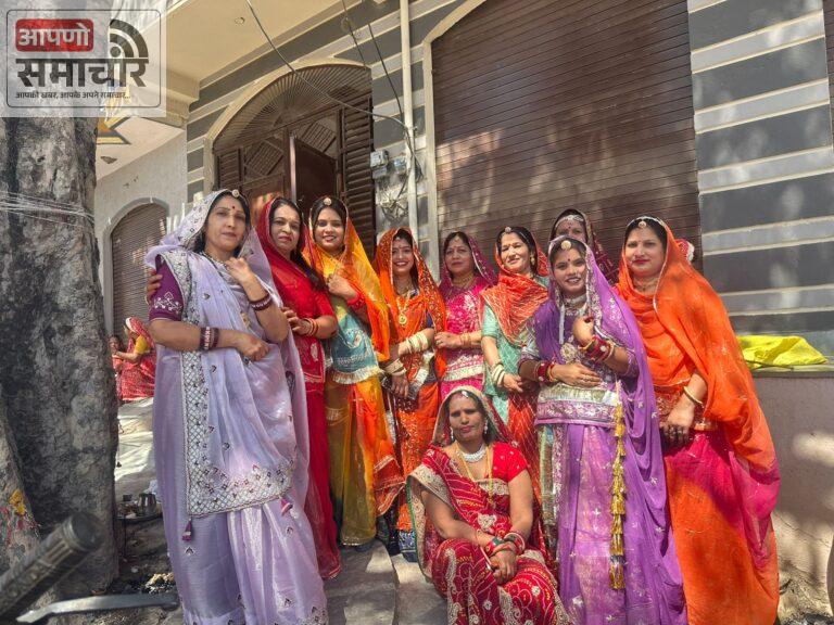 बेगूं में महिलाओं ने की दशा माता की पूजा : परिवार की सुख-समृद्धि मांगी। 